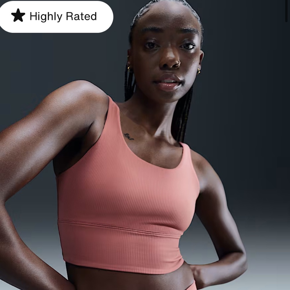 Nike Zenvy Rib Women's Light-Support Padded Longline Sports Bra